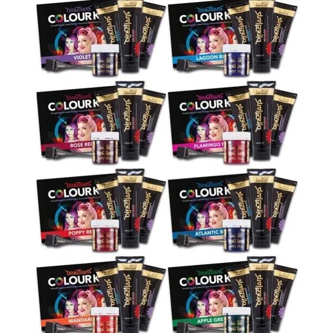 Directions Poppy Red Hair Dye Kit
