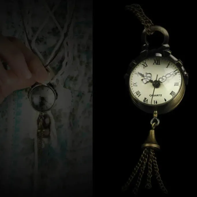 Pocketwatches Domed Pivoting Steampunk Necklace Watch
