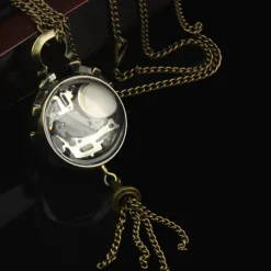 Pocketwatches Domed Pivoting Steampunk Necklace Watch