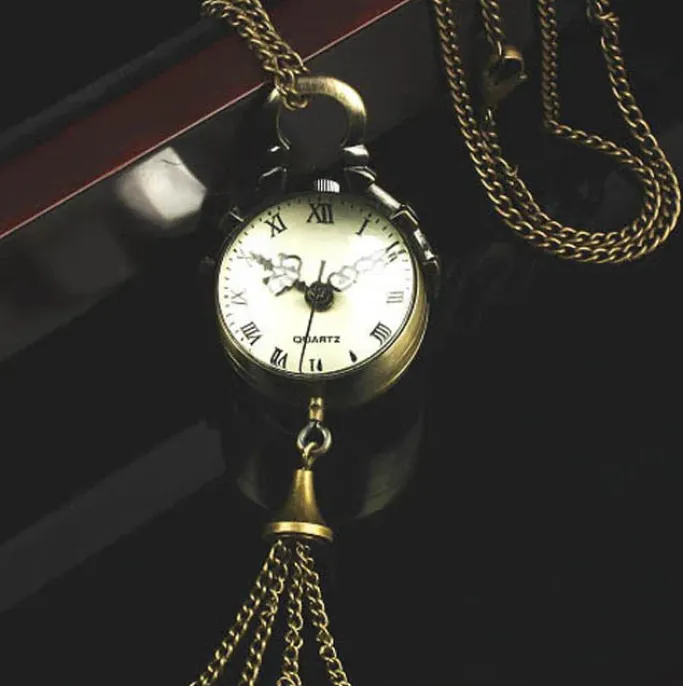 Pocketwatches Domed Pivoting Steampunk Necklace Watch