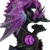 Nemesis Now Draconic Seer Purple Dragon Eye Figurine
