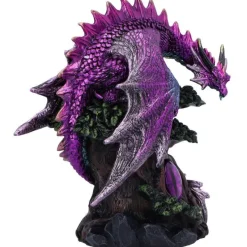 Nemesis Now Draconic Seer Purple Dragon Eye Figurine