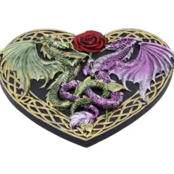 Nemesis Now Dragon Love Heart Incense Burner