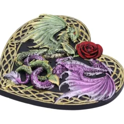 Nemesis Now Dragon Love Heart Incense Burner