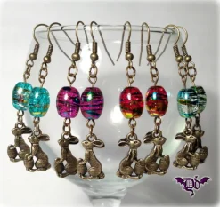 Dragophelion Designs Easter Bunny Earrings