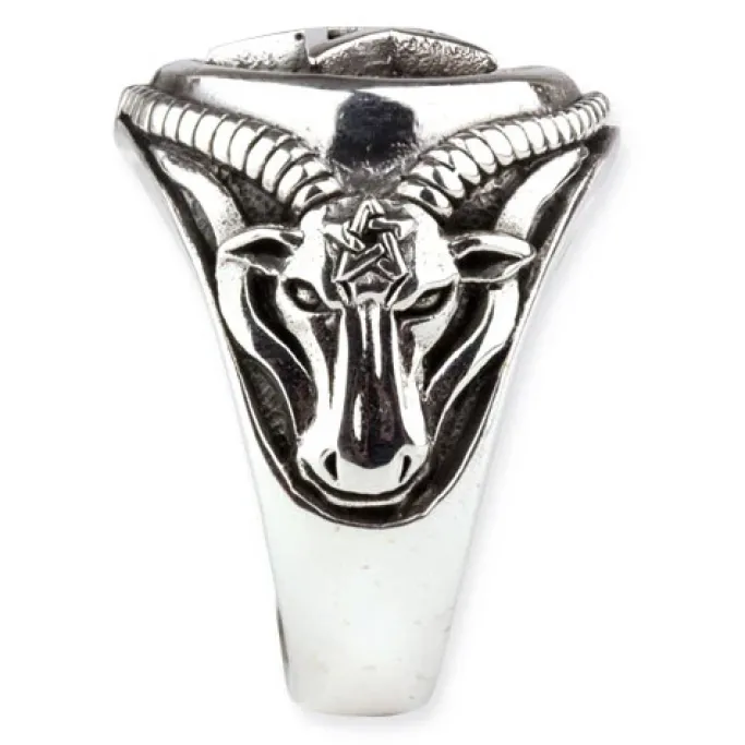 Echt etNox Celtic Pentagram Ring Sterling Silver