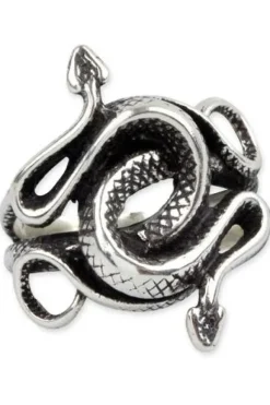 Echt etNox Double Snake Ring Sterling Silver