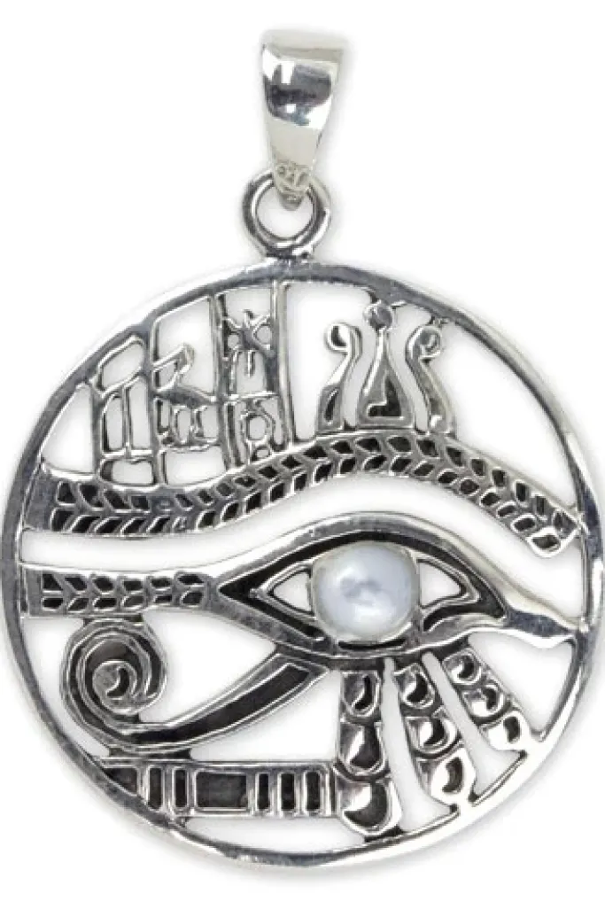 Echt etNox Eye of Horus Necklace Silver