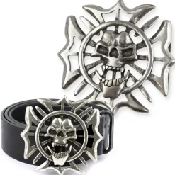 Echt etNox Iron Skull Belt Buckle