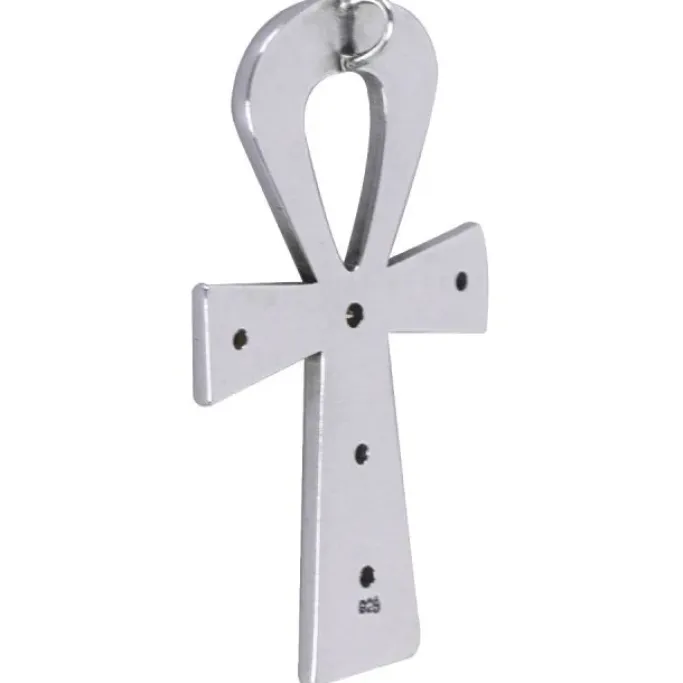 Echt etNox Key of Life Ankh Pendant. Silver