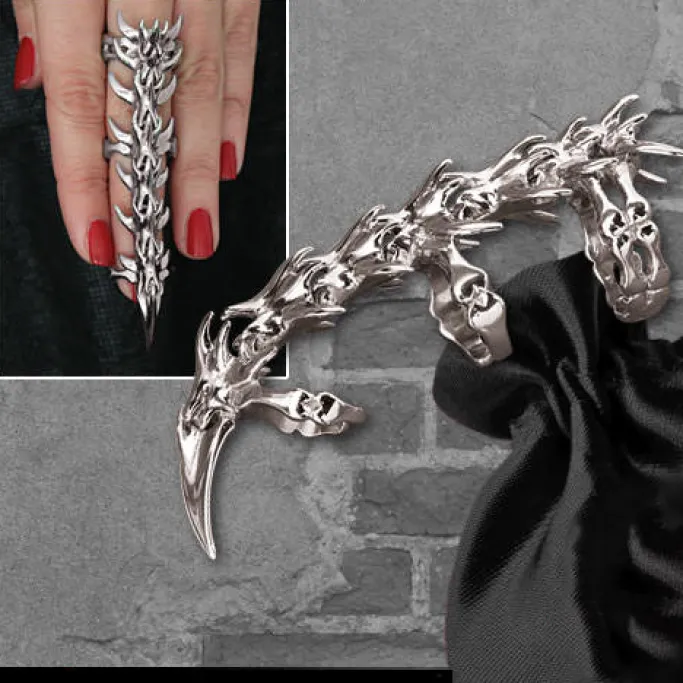 Echt etNox Metal Spine Armour Ring