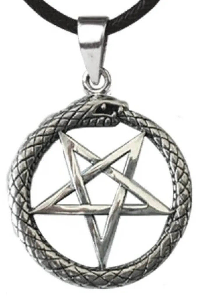 Echt etNox Snake Pentagram Silver