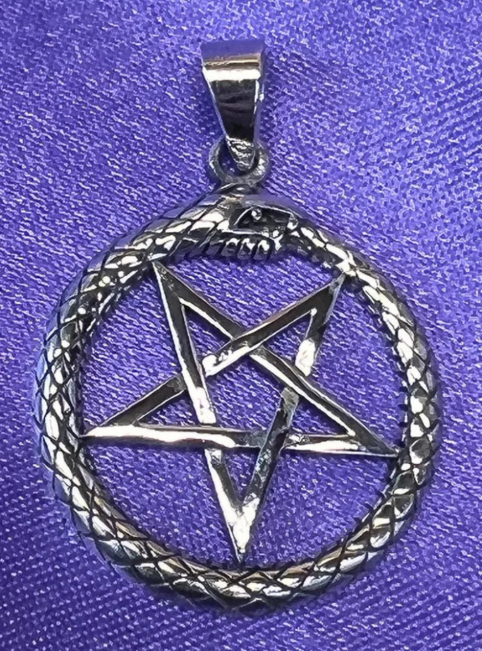 Echt etNox Snake Pentagram Silver
