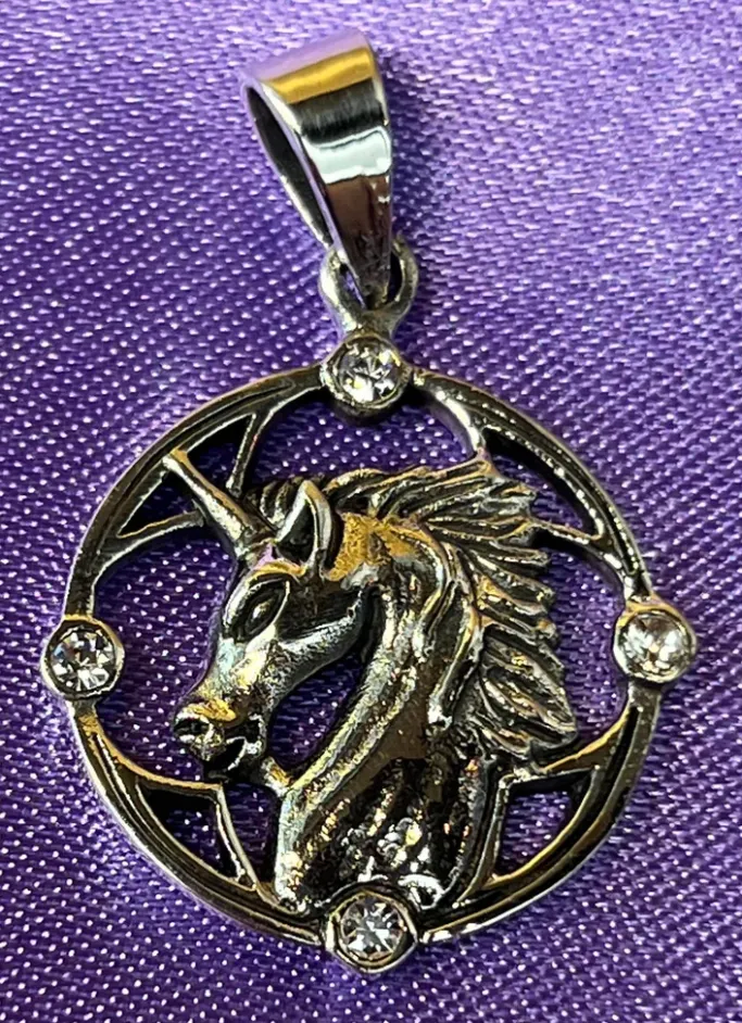 Echt etNox Unicorn Pendant Sterling Silver