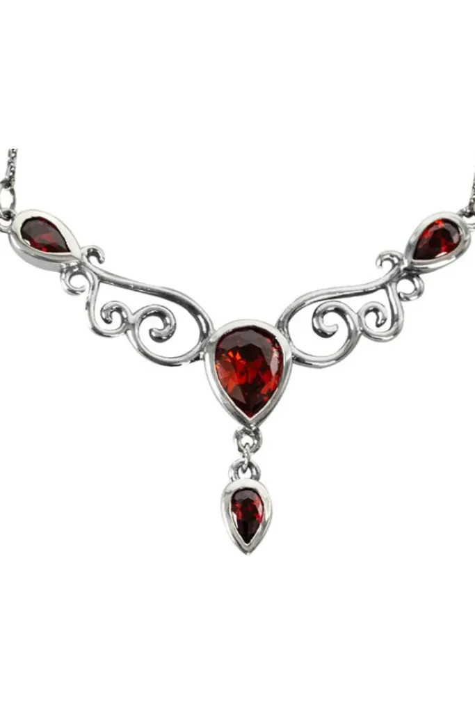 Echt etNox Viola with Zirconia Silver Pendant