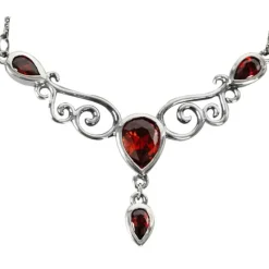 Echt etNox Viola with Zirconia Silver Pendant