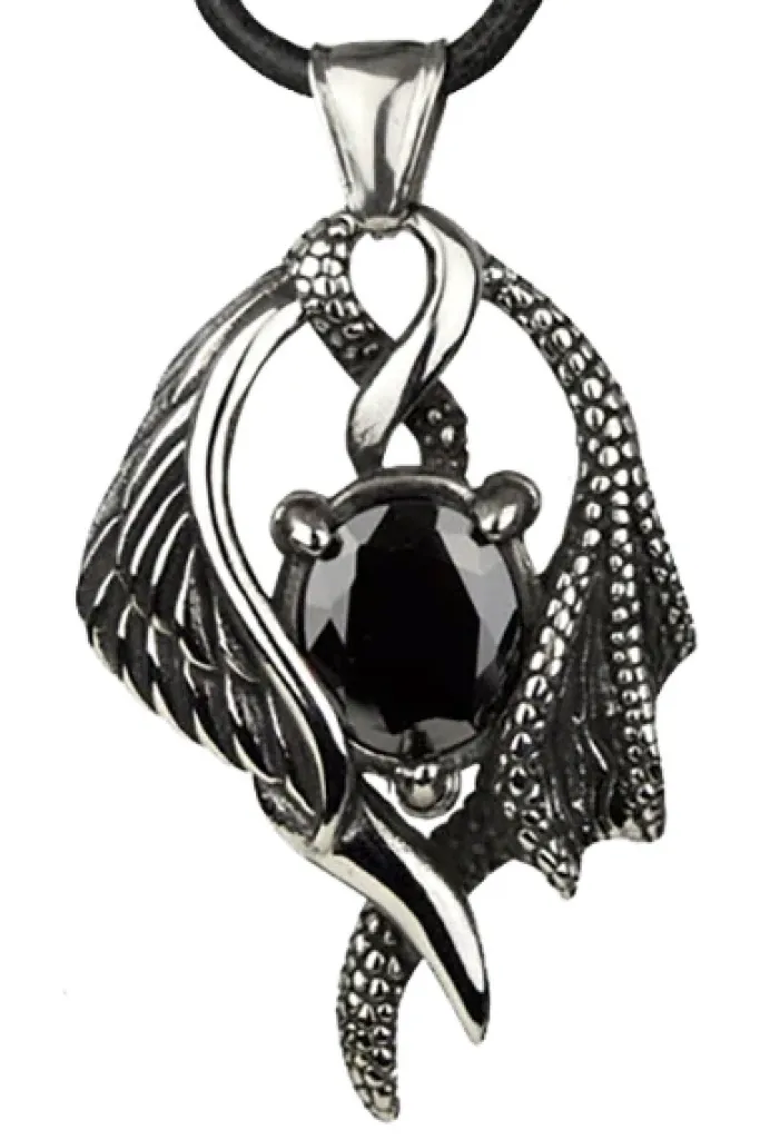 Echt etNox Wing Pendant Black