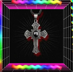 Echt etNox Zirconia Cross Pendant
