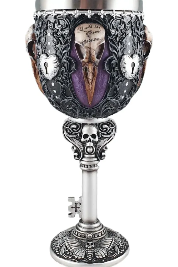 Nemesis Now Edgars Raven Goblet