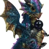 Puckator Enchanted Nightmare Dragon Blue Crystal Soothsayer