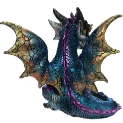 Puckator Enchanted Nightmare Dragon Blue Crystal Soothsayer