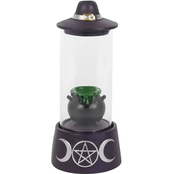 Something Different Enclosed Hat and Cauldron LED Backflow Burner