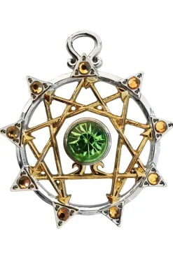 Mystic Kabbalah Enneagram Necklace