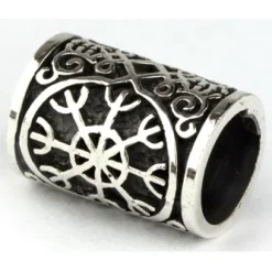 Echt etNox Aegishjalmur Silver Beard/Hair Bead