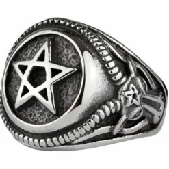 Echt etNox Big Pentagram Ring