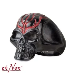 Echt etNox Black Skull Ring