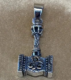 Echt etNox Celtic Axe Pendant 925 Silver