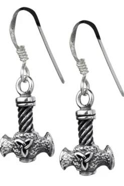 Echt etNox Thors Hammer Silver Earrings