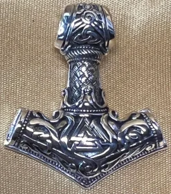 Echt etNox Thors Hammer Silver Pendant