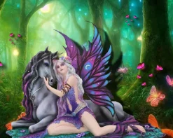 Nemesis Now Evania Fairy and Unicorn