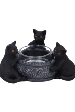 Nemesis Now Familiar Trio Cat Tea Light Holder