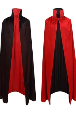Henbrandt Fancy Dress Black / Red Cape Reversable