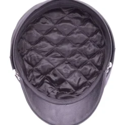 Euro Accessories Faux Leather Captain Hat