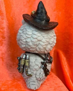 Nemesis Now Feathered Inventor Steampunk Owl Bobblehead