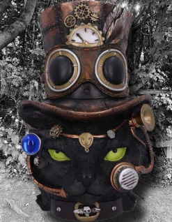 Nemesis Now Felius Mogg Steampunk Cat