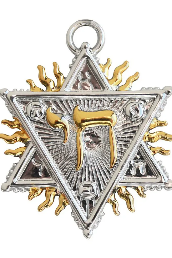 Mystic Kabbalah Figure of Solomon Necklace