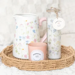 Something Different Floral Print Wildflower Tube Candle
