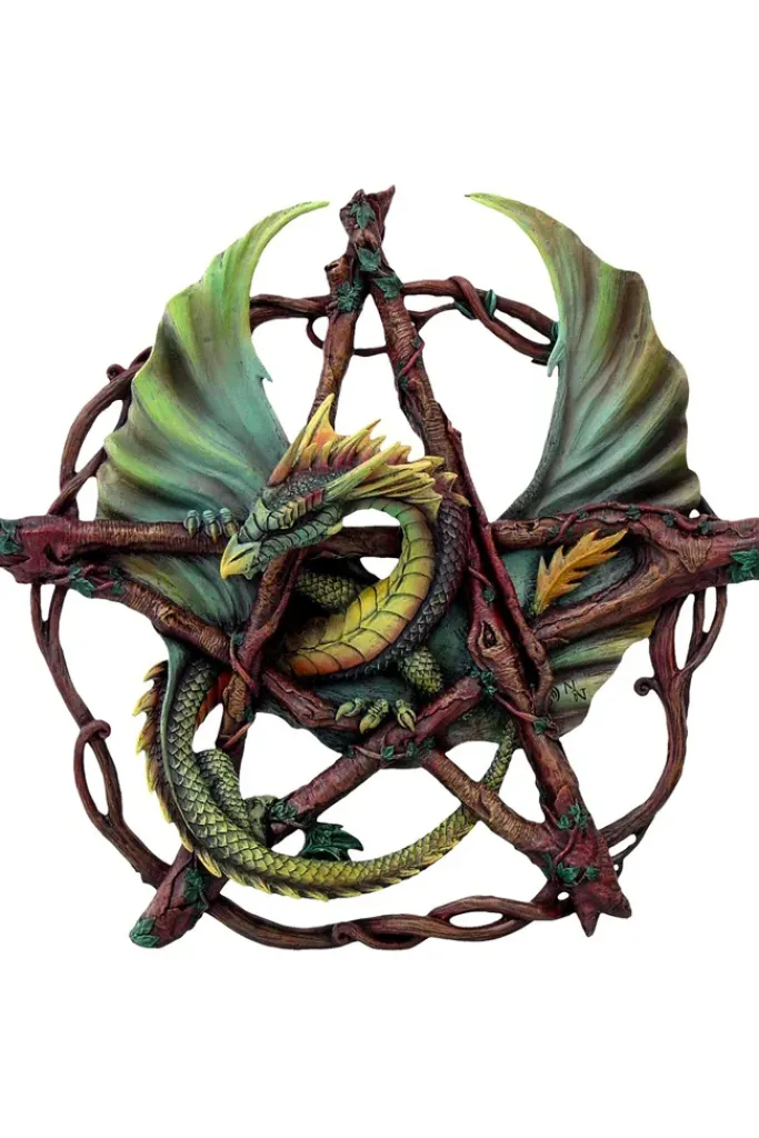 Nemesis Now Forest Pentagram Dragon Wall Plaque
