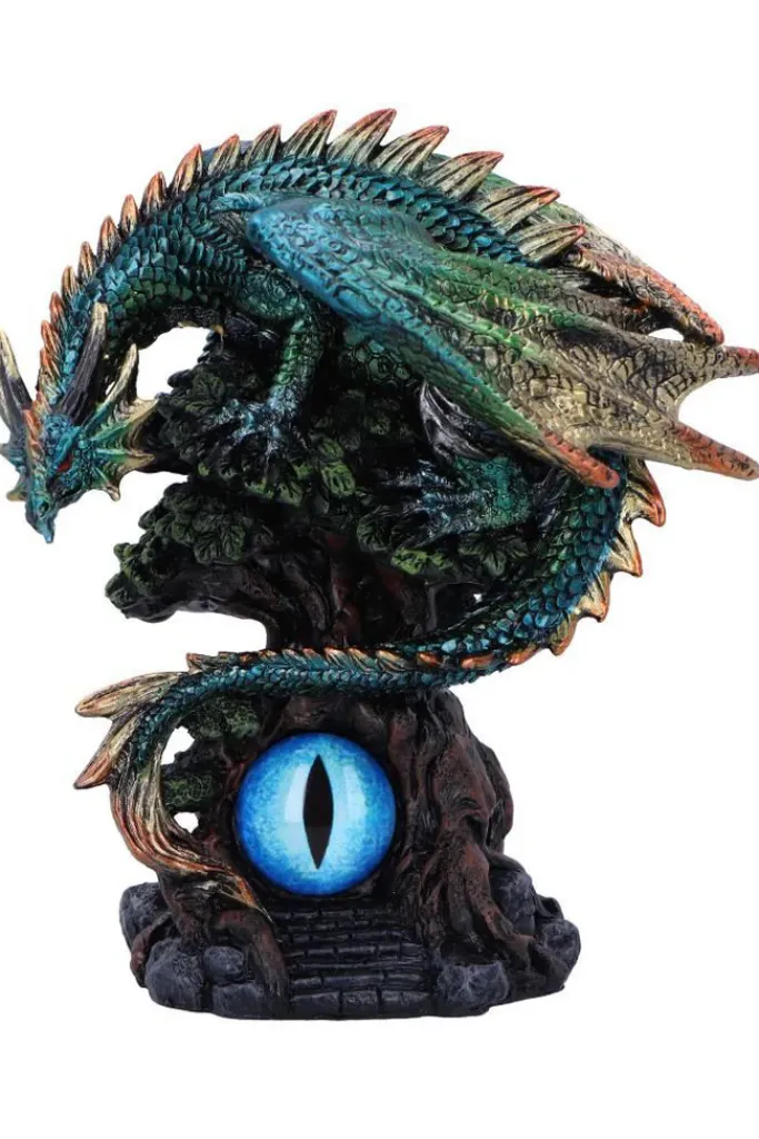 Nemesis Now Forest Seer Green Dragon Eye Figurine