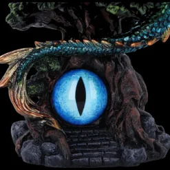 Nemesis Now Forest Seer Green Dragon Eye Figurine