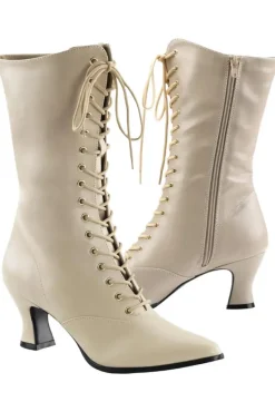 Funtasma Victorian 120 Boots Cream