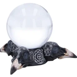 Nemesis Now Future of the Raven Crystal Ball and Holder