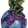 Nemesis Now Geode Guard Dragon Green
