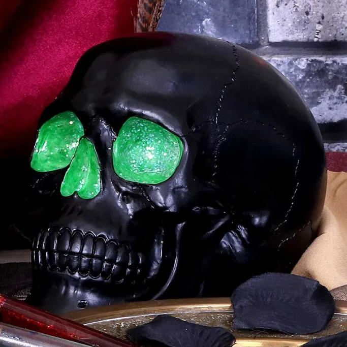 Nemesis Now Geode Skull Green