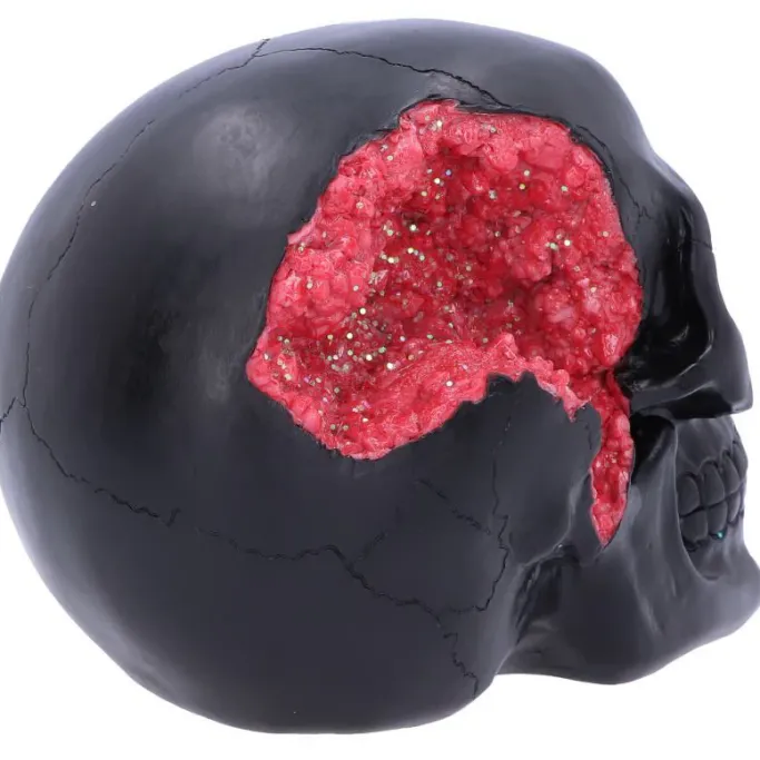 Nemesis Now Geode Skull Red