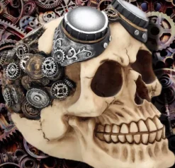 Nemesis Now Goggles Steampunk Skull